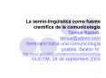 La semio-ling PowerPoint PPT Presentation
