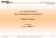 Le vieillissement des installations nucl
