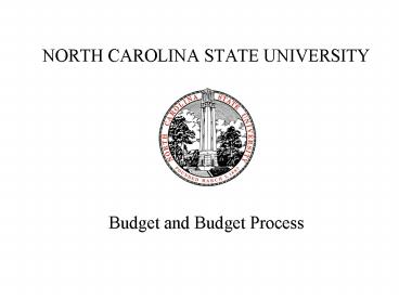 NORTH CAROLINA STATE UNIVERSITY