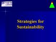 Strategies for Sustainability PowerPoint PPT Presentation