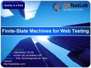 Finite-State Machines for Web Testing