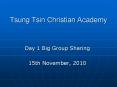 Tsung Tsin Christian Academy PowerPoint PPT Presentation