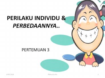 PERILAKU INDIVIDU