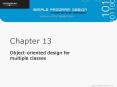 Object-oriented design for multiple classes PowerPoint PPT Presentation
