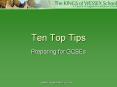 Ten Top Tips PowerPoint PPT Presentation