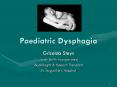Paediatric Dysphagia PowerPoint PPT Presentation