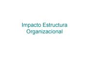 Impacto Estructura Organizacional