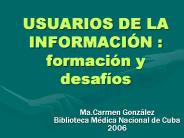 USUARIOS DE LA INFORMACI