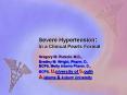 Severe Hypertension: In a Clinical Pearls Format PowerPoint PPT Presentation
