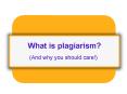 What is plagiarism? PowerPoint PPT Presentation
