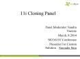 11i Cloning Panel PowerPoint PPT Presentation