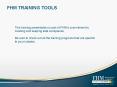 FHM TRAINING TOOLS PowerPoint PPT Presentation