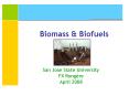 Biomass PowerPoint PPT Presentation