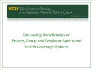 Counseling Beneficiaries on