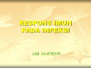RESPONS IMUN PADA INFEKSI