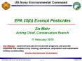 EPA 25(b) Exempt Pesticides PowerPoint PPT Presentation