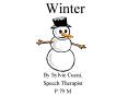 Winter PowerPoint PPT Presentation