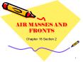 AIR MASSES AND FRONTS PowerPoint PPT Presentation