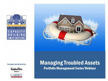 Managing Troubled Assets Portfolio Management Series Webinar