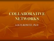 COLLABORATIVE NETWORKS