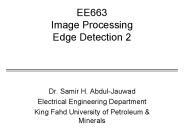 EE663 Image Processing Edge Detection 2