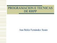 PROGRAMACION E TECNICAS DE RRPP