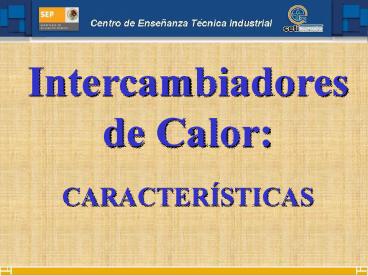 Intercambiadores de Calor: