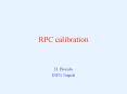 RPC calibration PowerPoint PPT Presentation