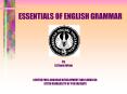 ESSENTIALS OF ENGLISH GRAMMAR PowerPoint PPT Presentation