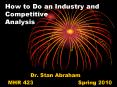 How to Do an Industry and Competitive Analysis PowerPoint PPT Presentation