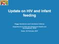 Update on HIV and infant feeding PowerPoint PPT Presentation
