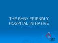 THE BABY FRIENDLY HOSPITAL INITIATIVE PowerPoint PPT Presentation