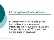 El complemento de inter