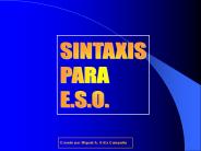 SINTAXIS