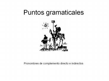 Puntos gramaticales