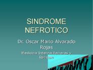 SINDROME NEFROTICO
