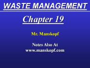 Mr. Manskopf