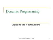 Dynamic Programming