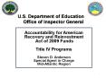 U.S. Department of Education   Office of Inspector General PowerPoint PPT Presentation