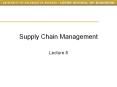 Supply Chain Management PowerPoint PPT Presentation
