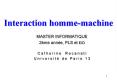 Interaction homme-machine PowerPoint PPT Presentation