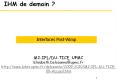 IHM de demain ? PowerPoint PPT Presentation