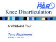 Knee Disarticulation PowerPoint PPT Presentation