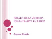 Estado de la Justicia Restaurativa en Chile