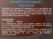 SOPORTES CONTABLES Y REQUISITOS