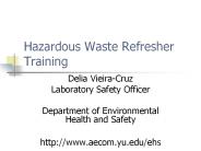 Hazardous Waste Refresher Training