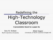 Redefining the High-Technology Classroom