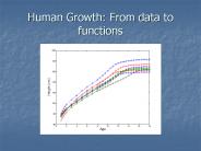 Human Growth: From data to functions