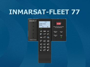 INMARSAT-FLEET 77