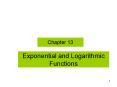 Exponential and Logarithmic Functions PowerPoint PPT Presentation